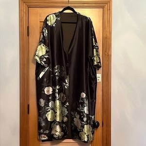 Nordstrom Satin Print Kimono Size O/S